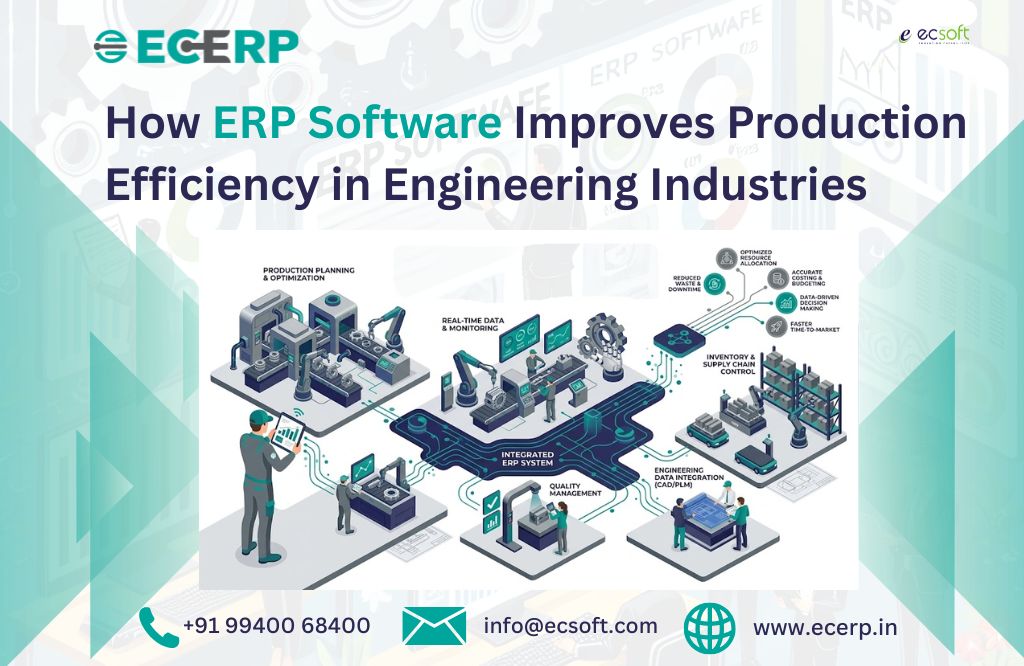 How ERP Software Improves Production Efficiency in Engineering Industries